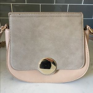 Sole Society cross body, blush pink